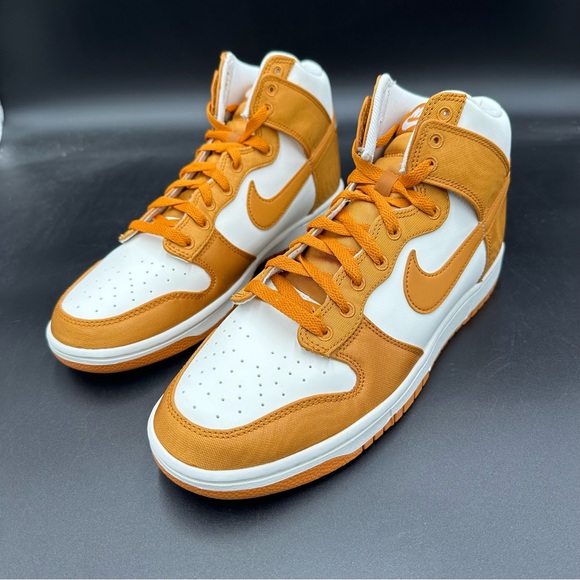 Nike Dunk High Retro Sneakers Monarch Sail White DV7223-800 Men's Size 10.5 - Picture 5 of 8